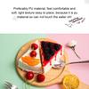 2piece Faux Bakery PVC Fruit Egg Model Function Practical Refrigerator Sticker Triangular Cake Decorations Bakery