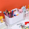 Desktop Stifthalter Aufbewahrungsbox mit Fächern für tragbare Pinsel, Aquarellstifte, Bleistifte, Schreibwaren, Schlafzimmer, Wohnheim