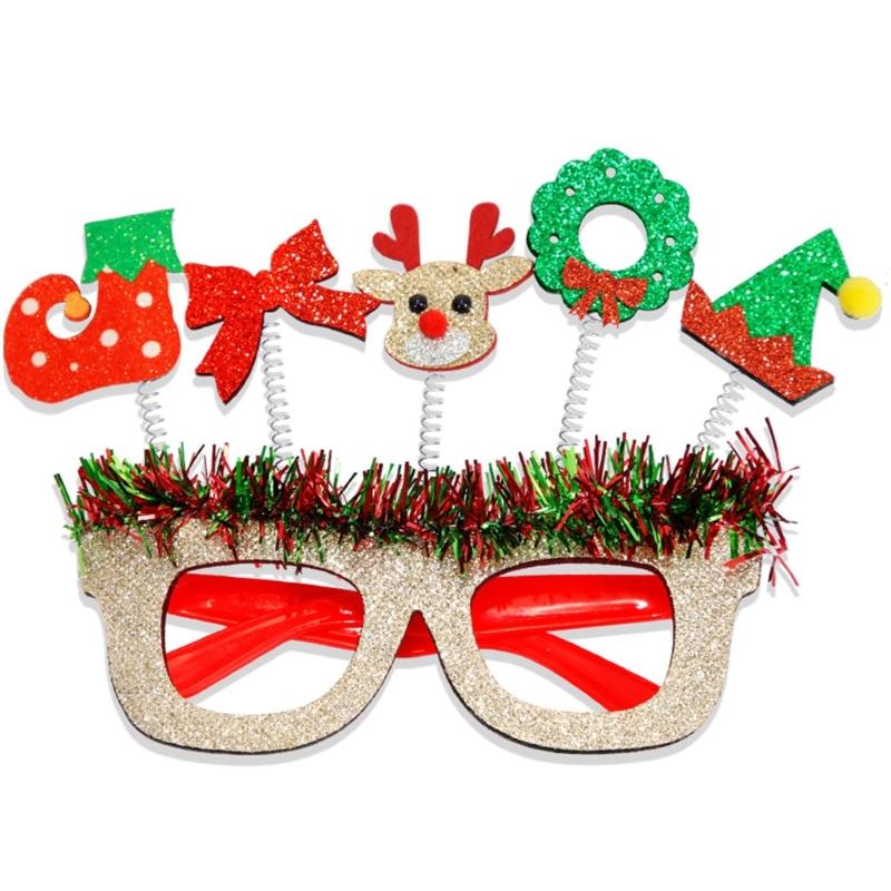 Decorações de Festa Infantil Armações de Óculos Bonecos de Neve Veados Óculos de Desenho Animado para Festas a Fantasia e Decoração