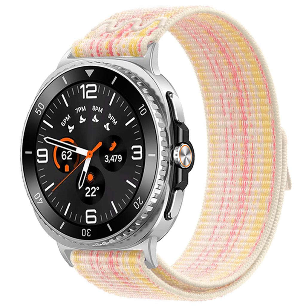 Breathable Nylon Braided Loop Band for Samsung Galaxy Watch 8 40/44mm Bracelet Wristband for Samsung Galaxy Watch 8 Classic 46mm