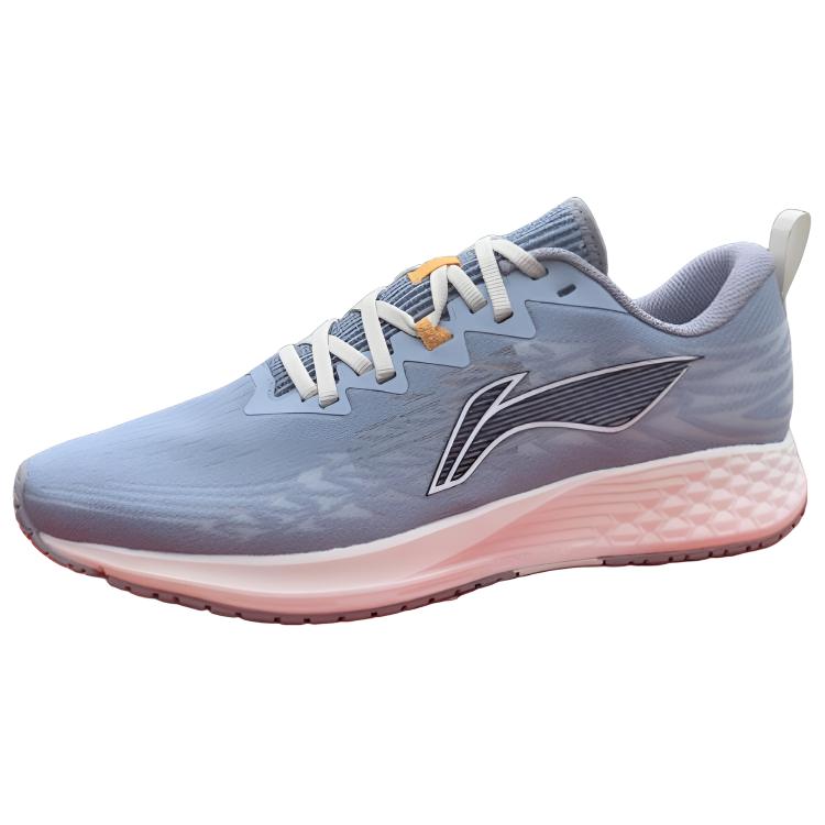 Li Ning Red Hare 4 Cushioning Slip Resistant Abrasion Resistant Breathable Low top Running Shoes Men's Gray Blue ARMR003-2