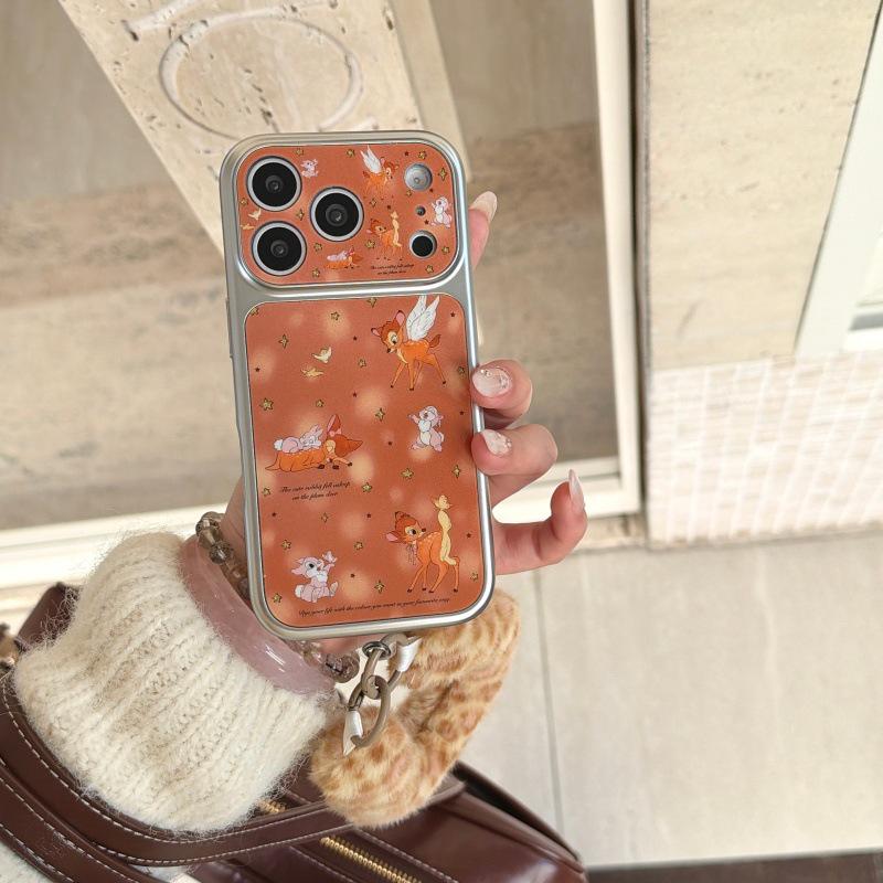 Apple 17 Pro Max Window 14 Stars Deer Rabbit iPhone 15/16 Pro Case with Lanyard