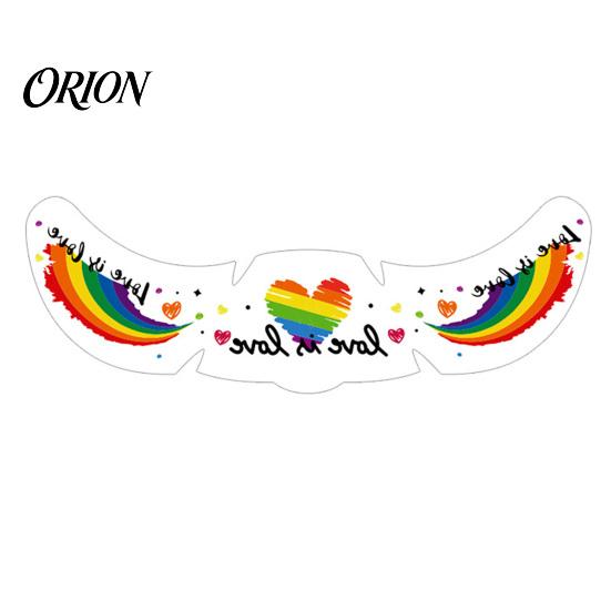 Kids Safe Tattoo Stickers Freckle Temporary Tattoos, Waterproof & Long Lasting Face Stickers, Rainbow Color Makeup Decals for Festival, Party,