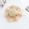 Beach Vacation Beach Straw Hat for Women, Foldable UV Resistant Sunshade Hat