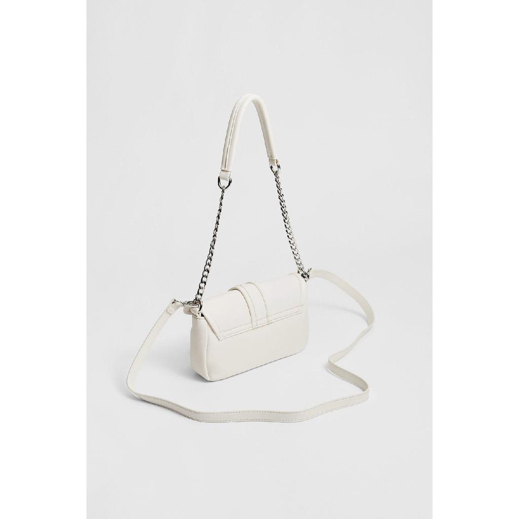 Bag With Buckle And Crossbody Strap