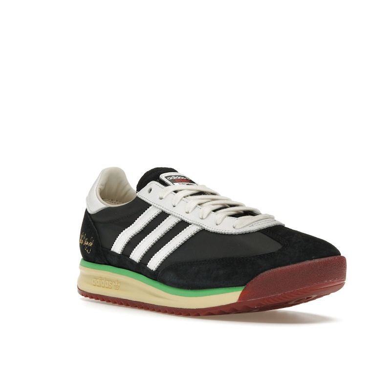 Bob Marley X Adidas SL72 RS One Love Unisex Sneakers Black Core-Black Cloud-White JR7973