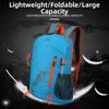 20L Outdoor Folding Handy Bag Foldable Travel Daypack Bag Packable Backpack For Men Women