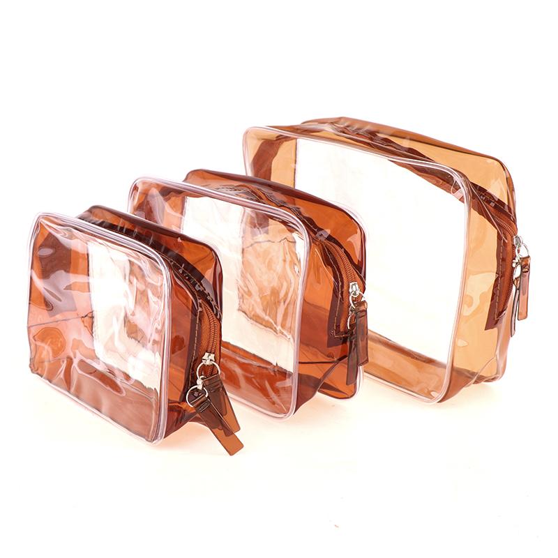 clear travel makeup bolsa