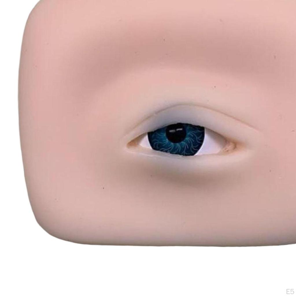 5D Practice Silicone Eye Supplies Lightweight Teaching for Beginner