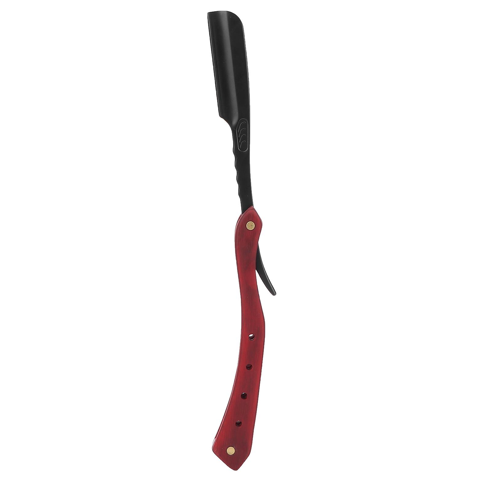 Professional Zinc Alloy Straight   Travel Portable Men Manual   (Without Blade)