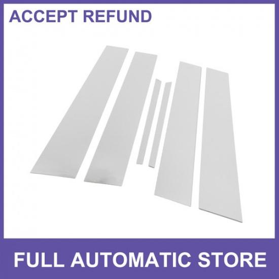 

Car Pillar Window Trim Cover SIX for Toyota Camry 2012-2016 Chrome Silver
