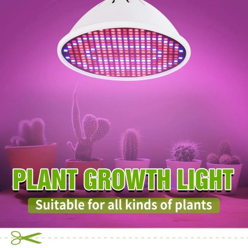 LED Plant Bulb E27 Full Spectrum Grow Light Indoor Flower Vegetable Cultivation Light for Greenhouse Garden Pot Plant Growing