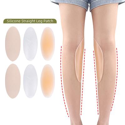 1 pár opakovaně použitelných silikonových stehenních pásek Unisex neviditelné tělové vycpávky Venkovní náplasti na stehna proti tření z třecích nálepek