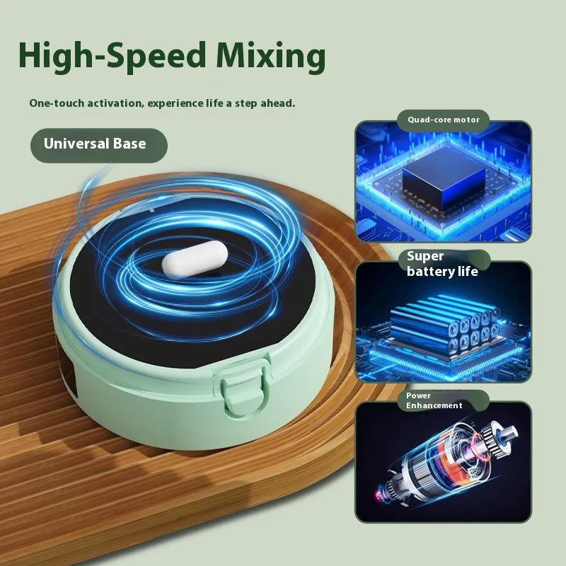 2026 Smart Temperature-Measuring Magnetic Automatic Stirring Cup Electric Portable Coffee Cup Milkshake Cup Sports and Fitness