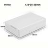 New Waterproof Project Enclosure Boxes ABS Plastic White Black Storage Case 9 Styles Housing Instrument Case Electronic Supplies