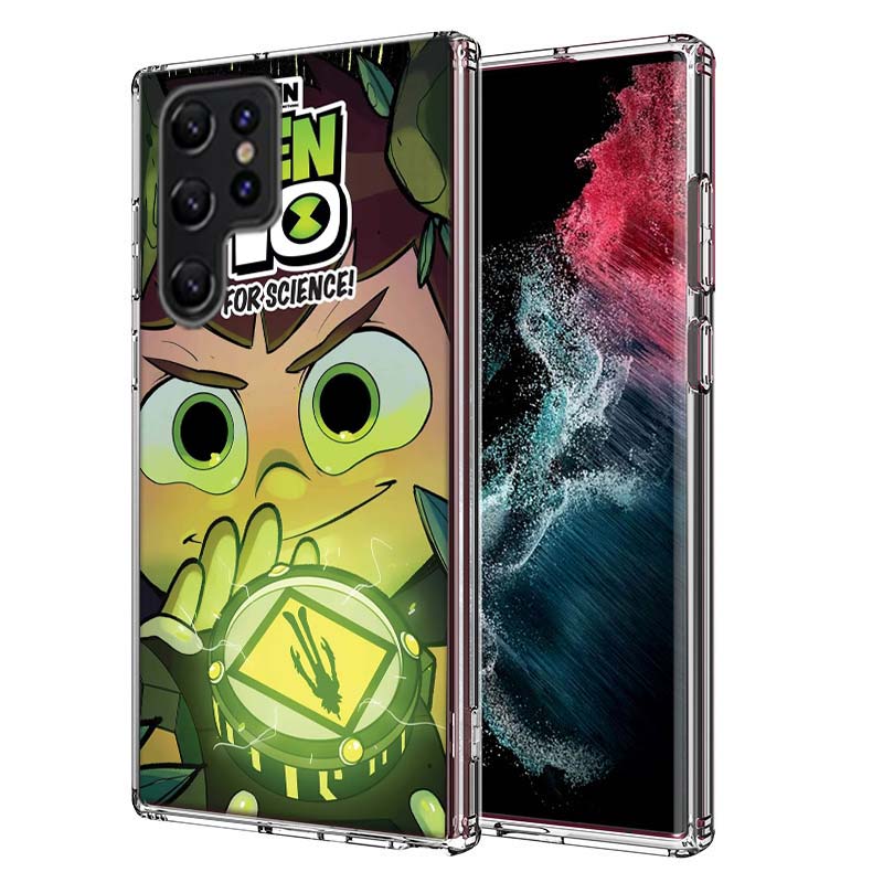 Ben Cartoon 10 Capa Phone Case For Samsung S26 Ultra S25 Edge Galaxy S23 S21 S20 S24 FE S22 S10 Plus Cover Clear TPU Shell Coque