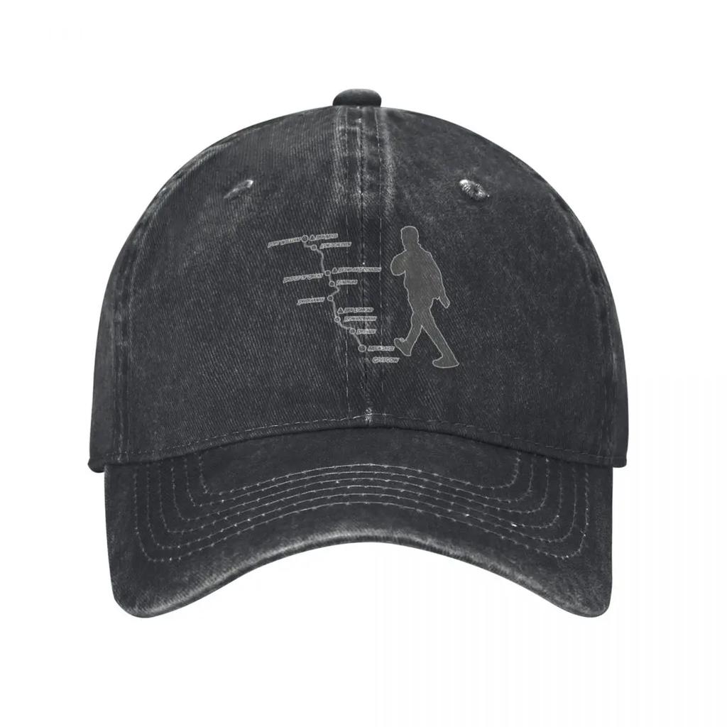 West Highland Way Map Route Baseball Cap Luxury Women Cap Anime Thermal Visor Unique Hats Hats For Women Unisexs