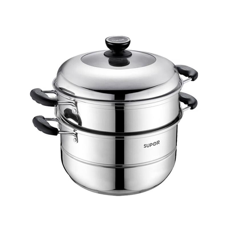 SUPOR 304 Stainless Steel Multifunctional Steamer Pot