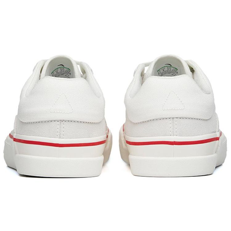 Anta Ao Li CVS Skateboard Abrasion Resistant Abrasion Resistant Low top Skateboard Shoes Women's White Red 122238014-4