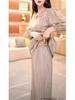 Spring 2025 Women's Luxury Suit: Stylish Slimming Top & Wide-Leg Pants Set
