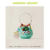 Car Keychain Women's High-end Sense Cute Plush Bag Pendant Backpack Schoolbag Pendant Small Gift Small Coal Ball Tide