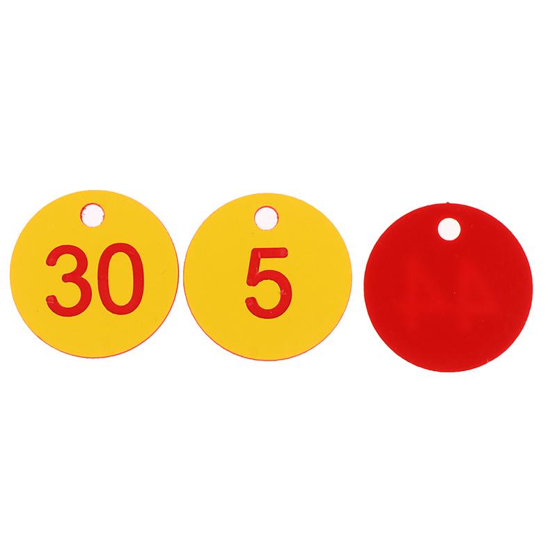 20/50Pcs Farm Number Tags Mating Box Beekeeping Husbandry Hanging Numbered Tag