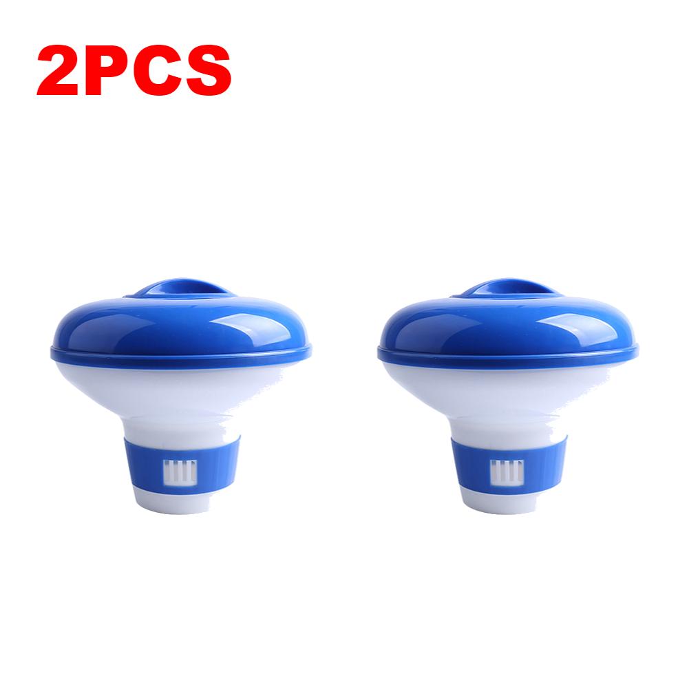 1-3PCS Swimming Pool Floating Chemical Chlorine Dispenser Chlorine Tablet Automatic Dispenser Pool Cleaning Disinfecting Boxes