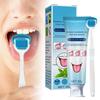 Tongue Cleaning Gel Set Effective Tongue Cleaner Gel Orals Cleaner Set Mint Tongue Scraper & Scrubber Effective Mouth Odor