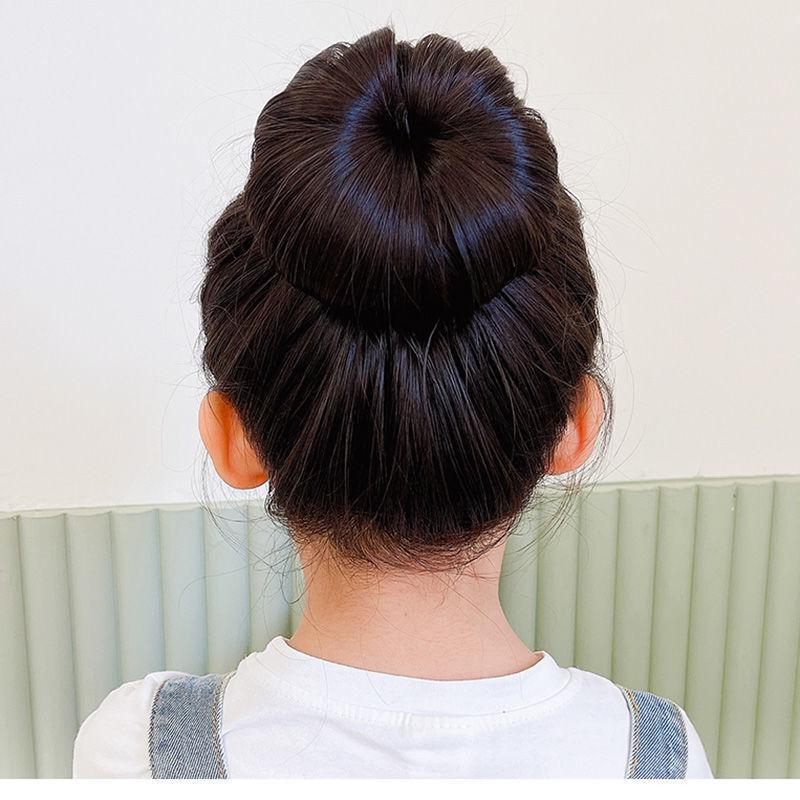 Double Bun Hairstyle Maker for Girls - Easy Snap Hair Tie and Accessories