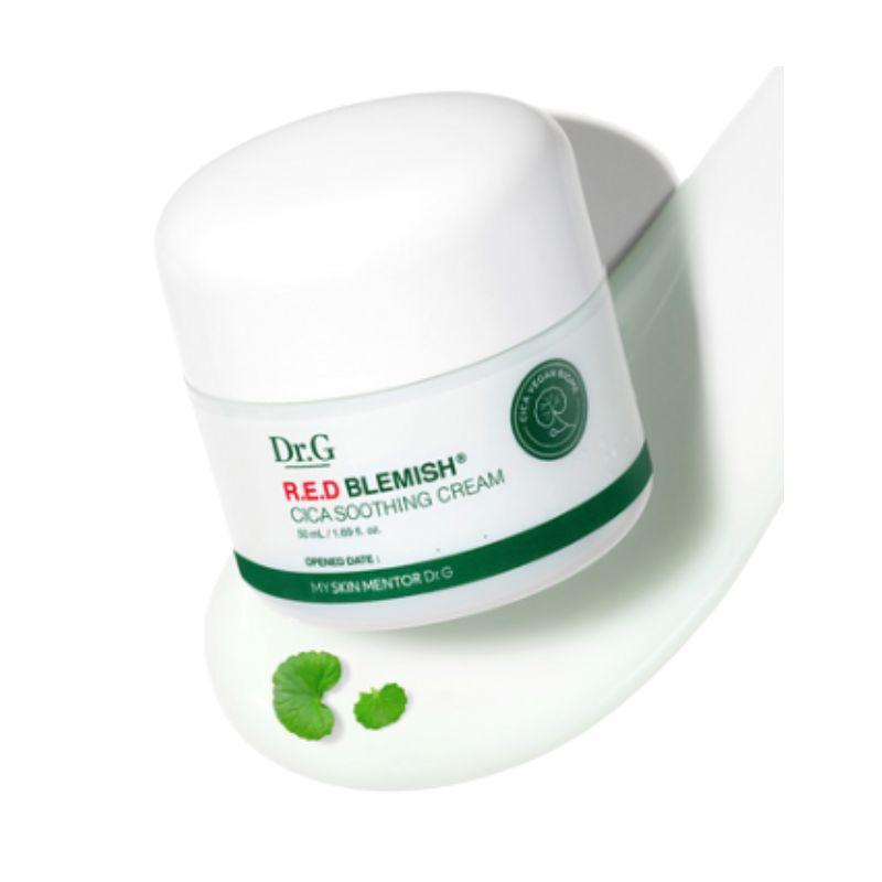 Dr.G Red Blemish Clear Soothing Cream Cica Calming Moisturizer Set 50ml ×2 1