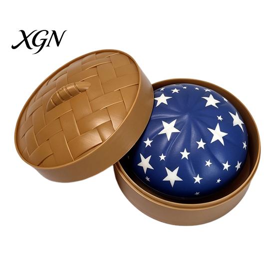 Stress Relief Toy Steamed Bun Squeeze Soft TPR Fidget Portable Fun Vent for Kids And Adults Office Desk Reliever Ball