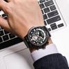 MEGIR 48MM Big Dial Men Watch Luxury Stainless Steel Waterproof Luminous Quartz Chronograph Sport Wristwatch Male Clock Reloj Hombre 2223