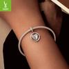 A Family Of Three Pendants Cross-Border E-Commerce 925 Silver Love String Beads Diy Bracelet Accessories Mother'S Day