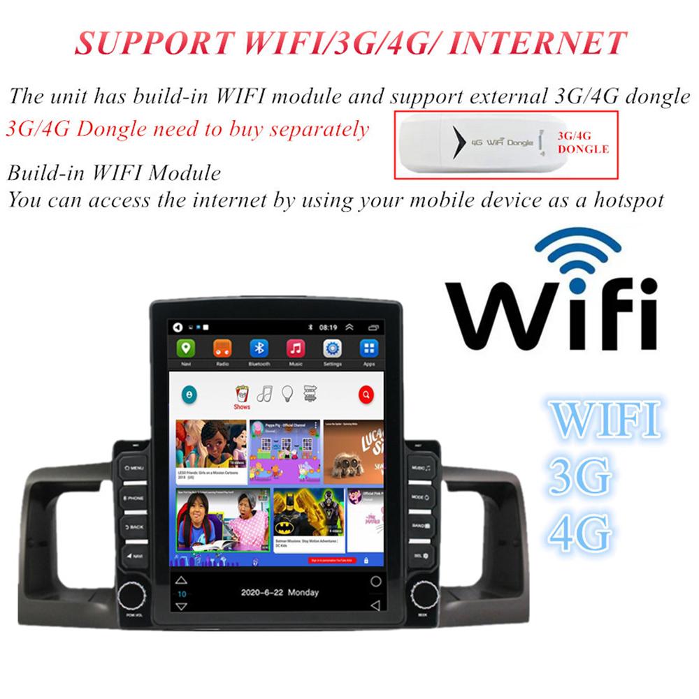 Corolla navigation all-in-one machine 03-08-9.7 inch Xiaojingang standard configuration