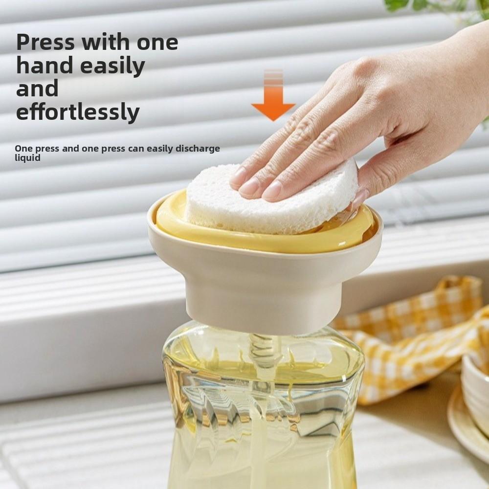 3PCS Portable Dishwashing Liquid Presser Plastic Dishwashing Liquid Dispenser  Camping