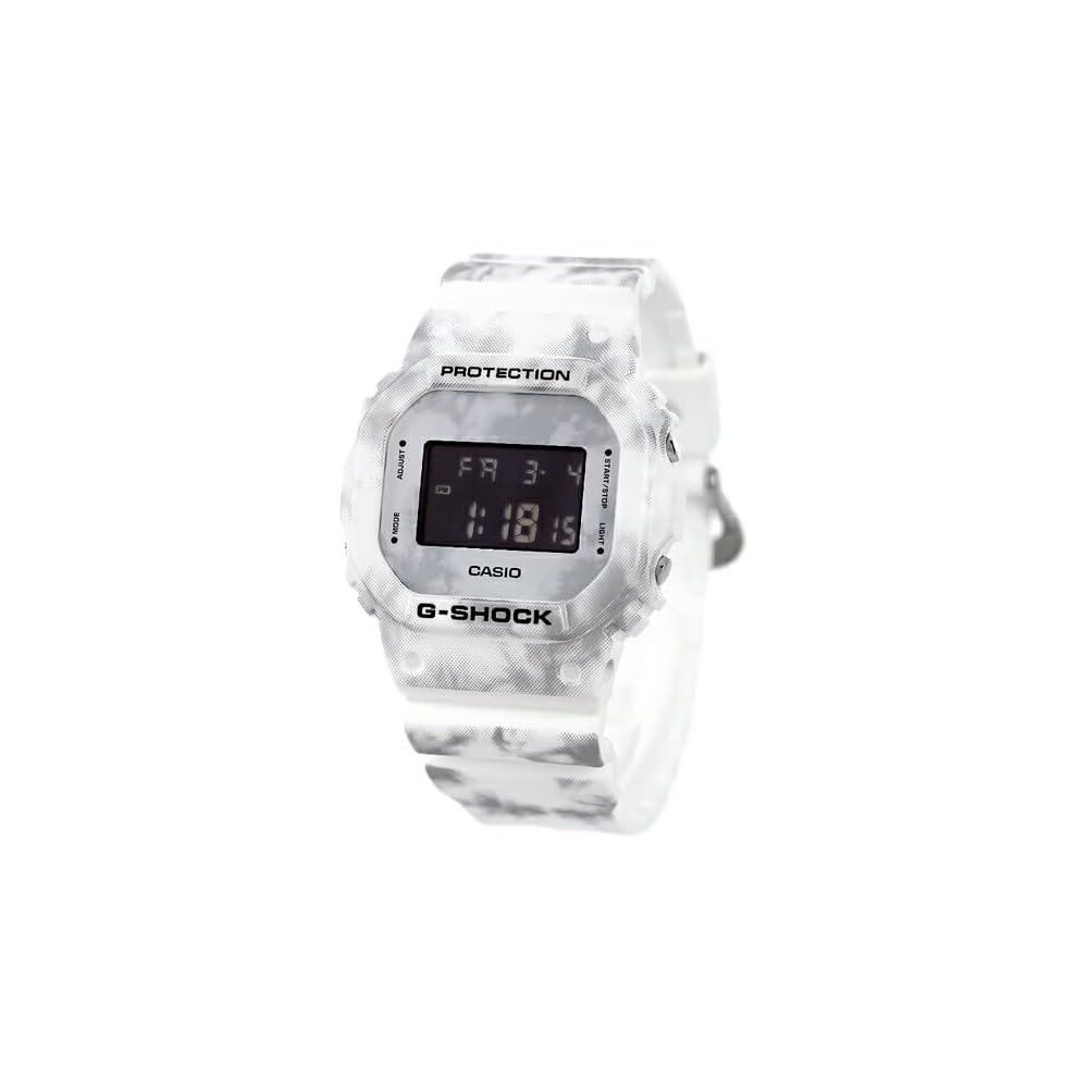 Casio G-Shock Origin 5600 Series Quartz Men s Watch DW-5600GC-7DR White Resin Strap