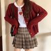 Spring Autumn Winter Women's Knit Cardigan: Loose Outer-Wear Gentle Style Sweater Coat Top