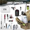 Lightweight Sling Bag with Rod Holder Shoulder Storage Bag New Fishing Gear Bag  Outdoor Fishing
