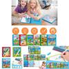 Colorful Reusable Water Painting Book For Kids With Fun Animal Designs For Creative Play