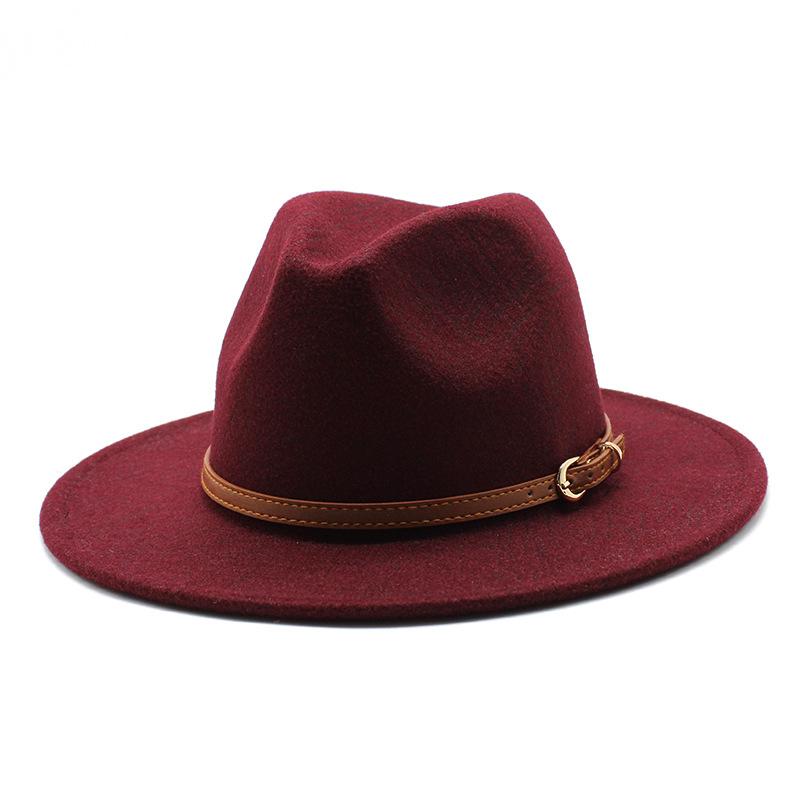 Cappelli a Cilindro da Uomo e da Donna Cappello Piatto Pieghevole Cappello Jazz Classico Cappello di Lana
