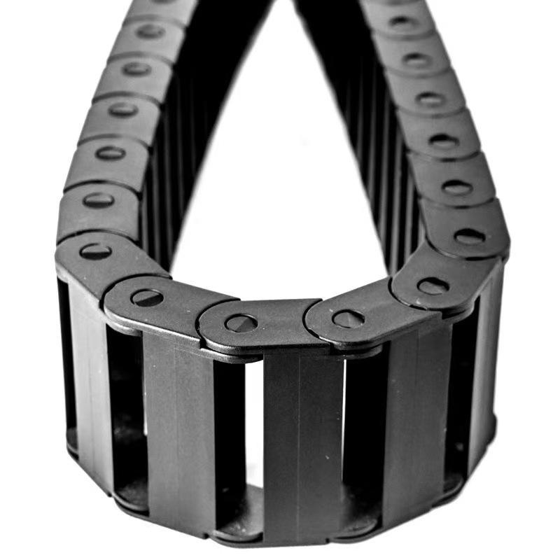 Enclosed Nylon Machine Tool Drag Chain - Semi and Fully Closed Options