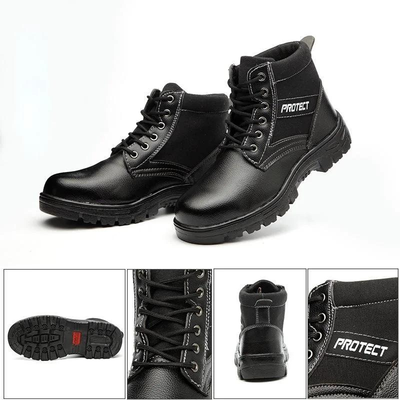 Mens Boots Special Forces Combat Steel Head Safety Boots Outdoor Work Male Shoes Climb Mountains Cross Country Sport Men's Shoes