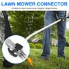 CYCLI-Shaft Connector Joining Clamp,Lawn Mower Brush Irrigation Hedge Trimmer Brush Cutter Accessories