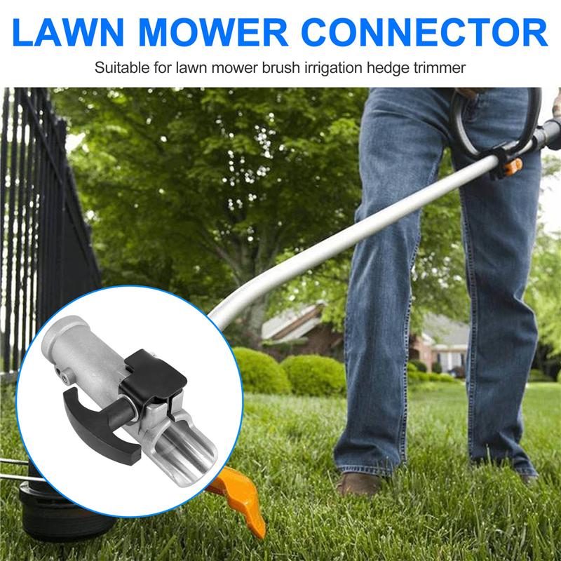 CYCLI-Shaft Connector Joining Clamp,Lawn Mower Brush Irrigation Hedge Trimmer Brush Cutter Accessories