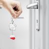 Delicate Poland Flag Keychain Versatile Poland Map Key Holder Durable Material
