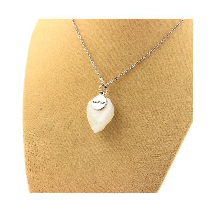 Collier Pierre de Lune brut 14.93 carats