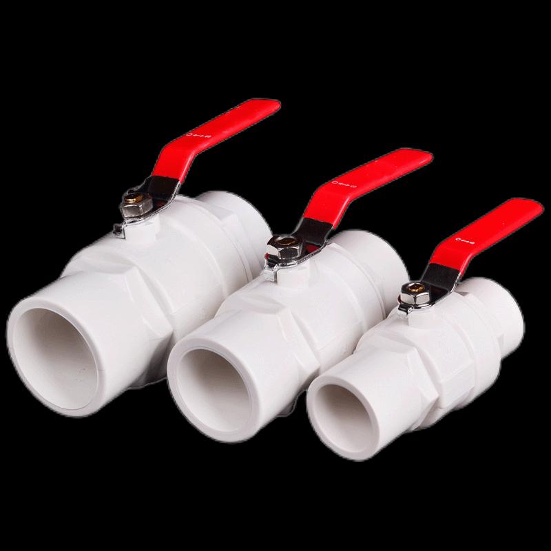 Taizhu PVC Steel Handle Ball Valve