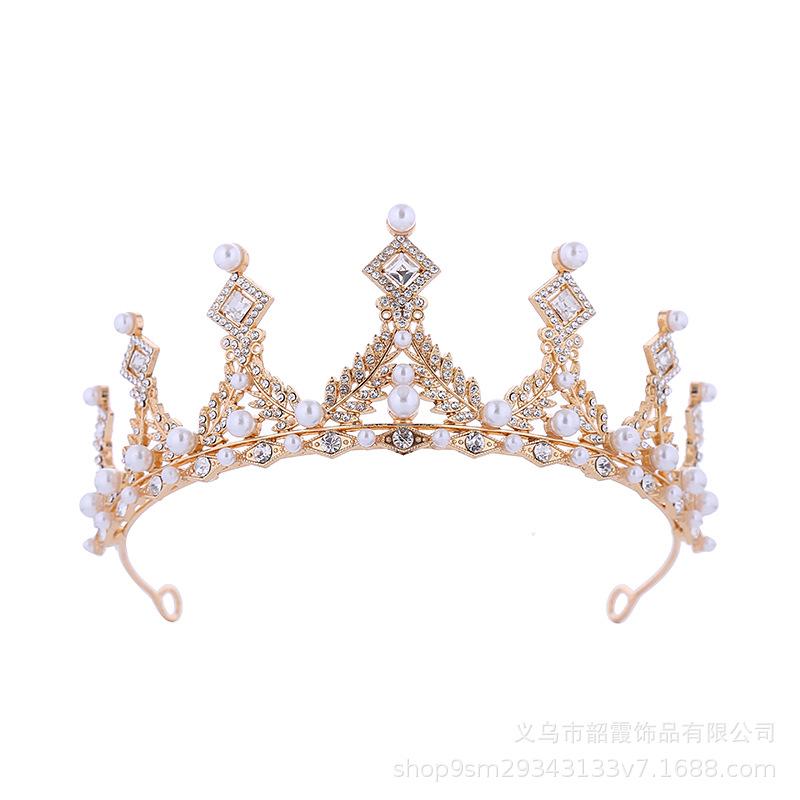 

Свадебный головной убор с короной, корейский свадебный ободок с кристаллами, фея, 18 лет, корона на день рождения, аксессуары для свадебного платья