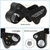 Foldable Portable Magnifying Glass with LED Light