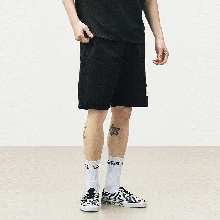 Vans X Duyanaizi Collaboration Loose Casual Woven Shorts Men Shorts Black VN0A5F45BLK